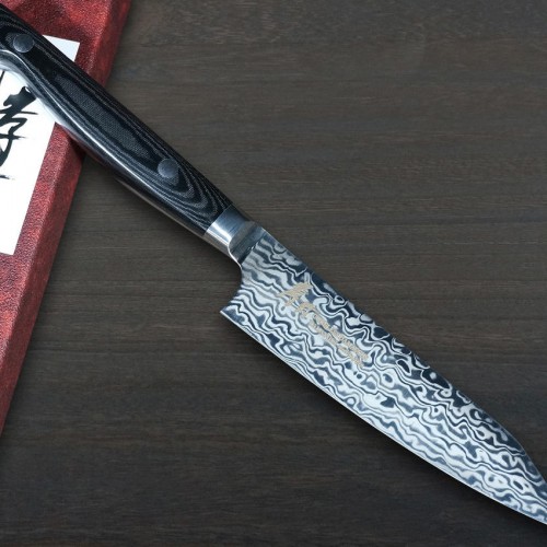 Sakai Takayuki VG10-VG2 Coreless Damascus Japanese Chef’s Kengata-Petty Utility Knife