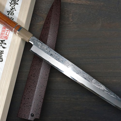 Sakai Takayuki Tenryu Damascus Knife: A Masterpiece of Japanese Craftsmanship